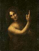Leonardo  Da Vinci John the Baptist Sweden oil painting artist